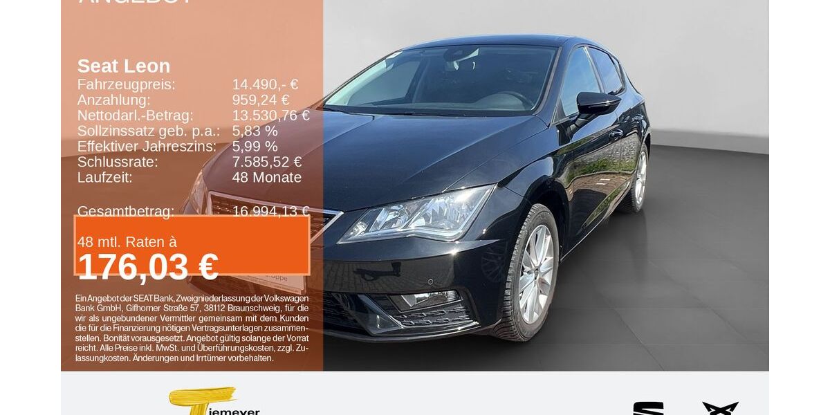 Seat Leon 98.442 km 14.490 &euro; Recklinghausen 45663