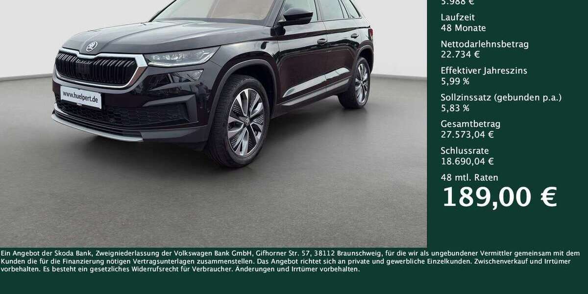 Skoda Kodiaq 99.035 km 28.722 &euro; Dortmund 44309
