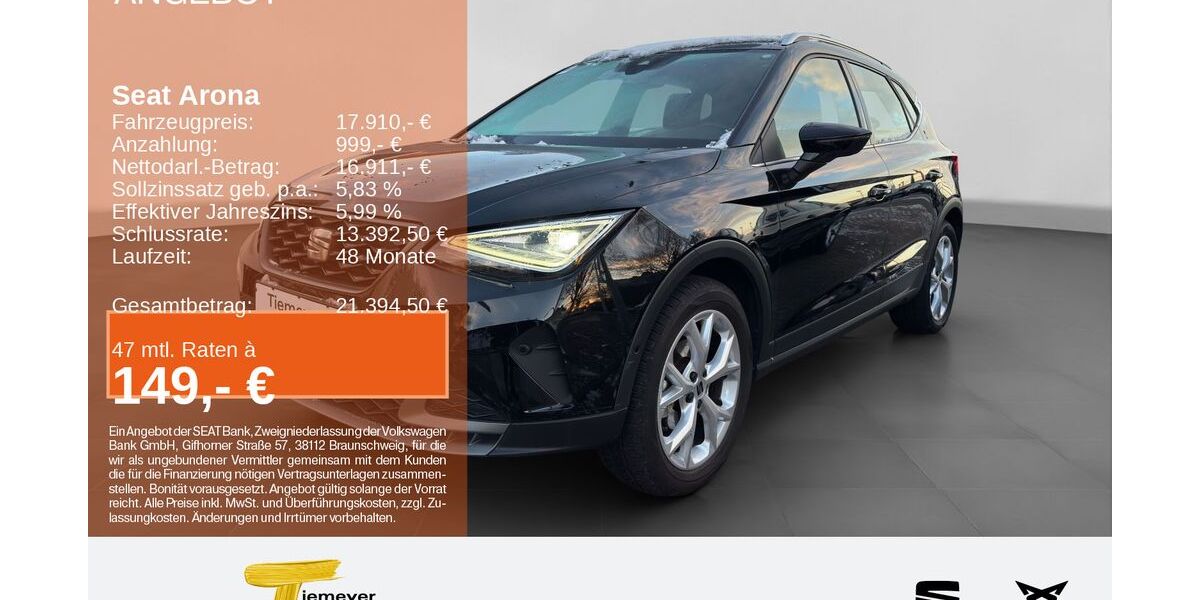 Seat Arona 21.458 km 17.480 &euro; Recklinghausen 45663