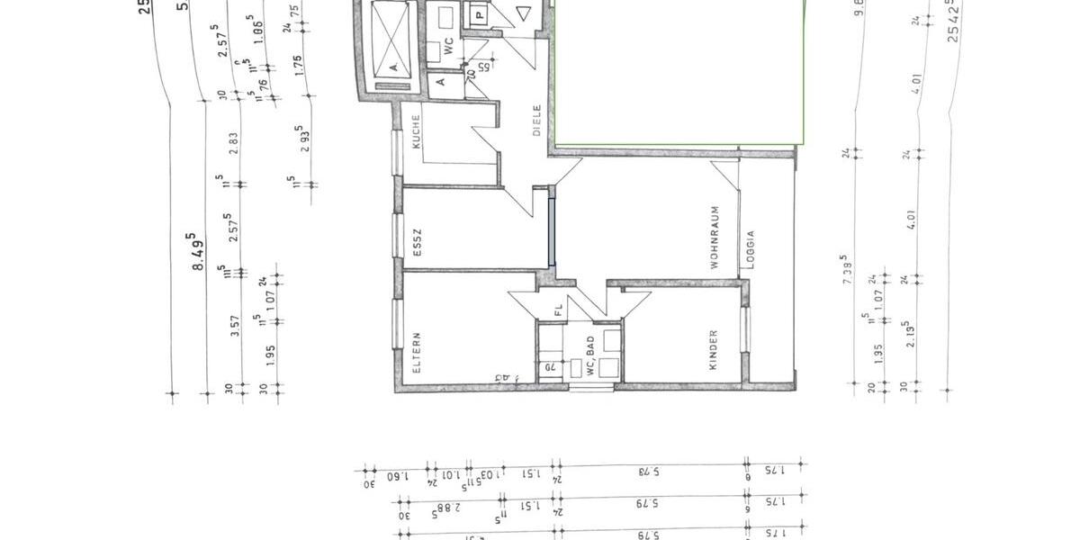 Etagenwohnung Dortmund Bövinghausen - 4 Zimmer, 92 m&sup2;, 199.000&euro; | Angebot:26366260