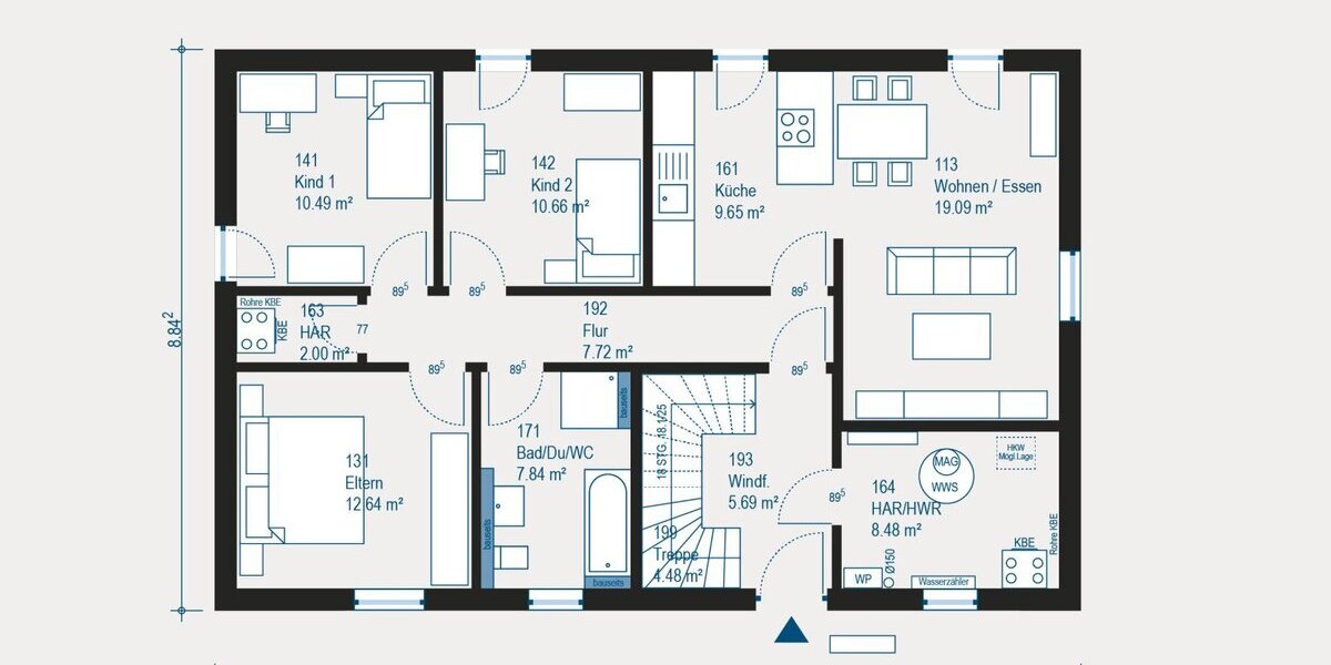 Moderner Wohntraum in Lünen - Ihr individuell geplantes Mehrfamilienhaus mit allkauf Service - Mehrfamilienhaus, Wohnhaus Lünen Alstedde | Angebot:27307879