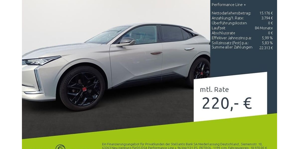 DS Automobiles DS4 26.581 km 18.450 &euro; Dortmund 44263