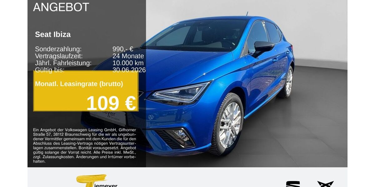 Seat Ibiza 15.562 km 19.630 &euro; Recklinghausen 45663