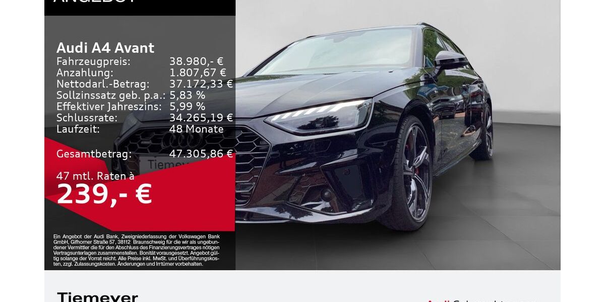 Audi A4 10.424 km 38.480 &euro; Gelsenkirchen 45894