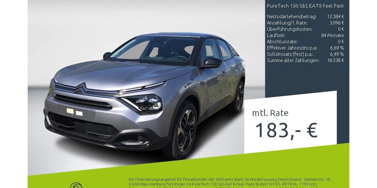 Citroen C4 36.514 km 15.480 &euro; Dülmen 48249