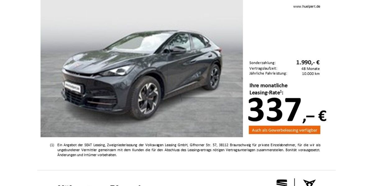 Cupra Tavascan 13.456 km 37.837 &euro; Dortmund 44269