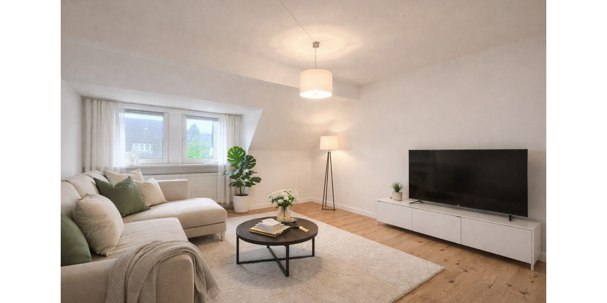 Dachgeschoßwohnung Essen Huttrop - 3 Zimmer, 70 m&sup2;, 129.000&euro; | Angebot:25175196