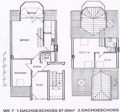 Maisonettenwohnung Dortmund Hombruch - 5 Zimmer, 87 m&sup2;, 785&euro; | Angebot:26149809