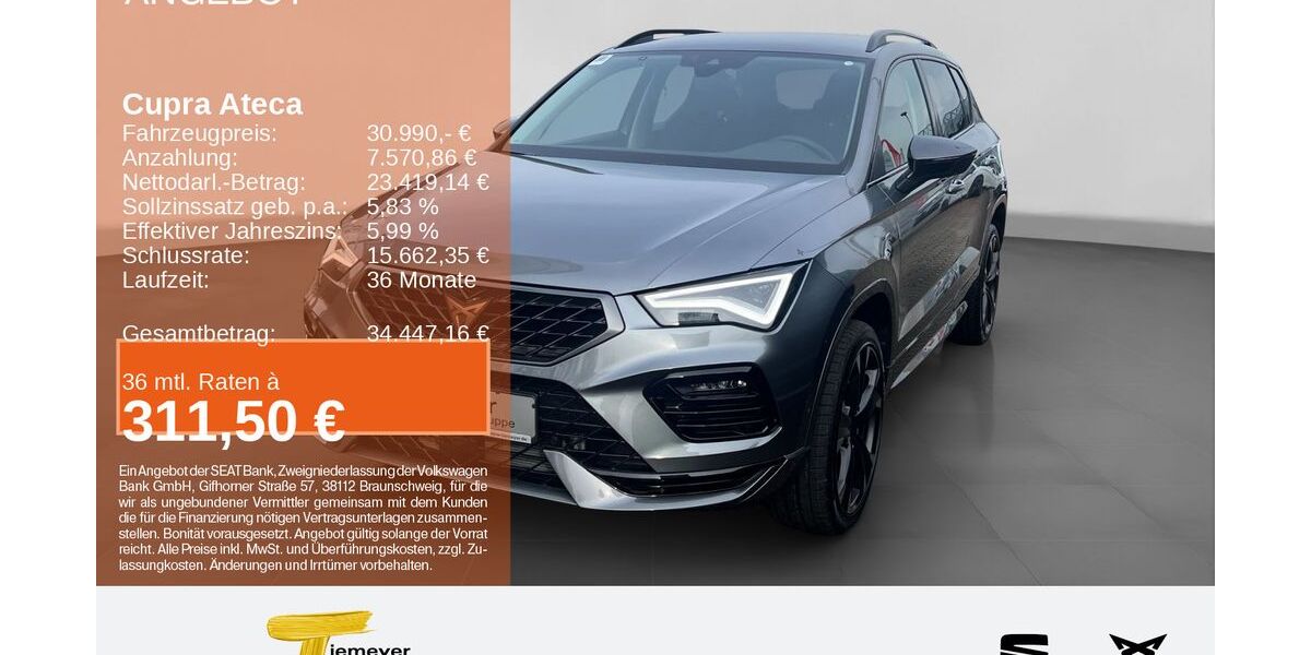 Cupra Ateca 1.500 km 30.420 &euro; Recklinghausen 45663