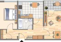 Wohnung zum Mieten in Dortmund 290,95 € 62.08 m²