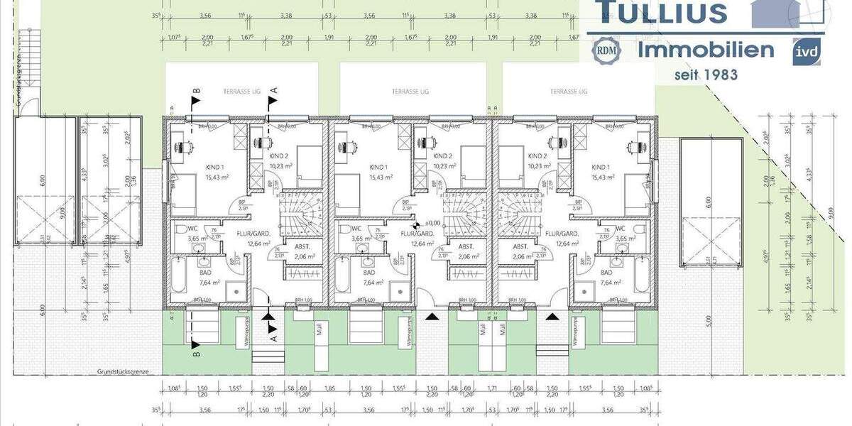 Reihenendhaus Essen Gerschede - 6 Zimmer, 151 m&sup2;, 655.000&euro; | Angebot:24437715