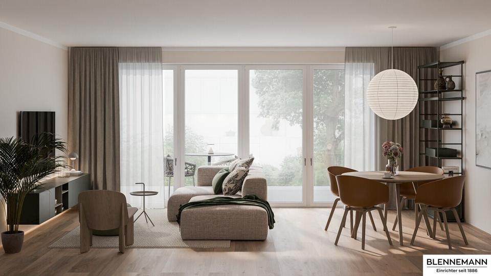 Moderne 2,5-Zimmer-Neubauwohnung im 1. Obergeschoss – Erstbezug, in Hattingen Holhausen zimmer