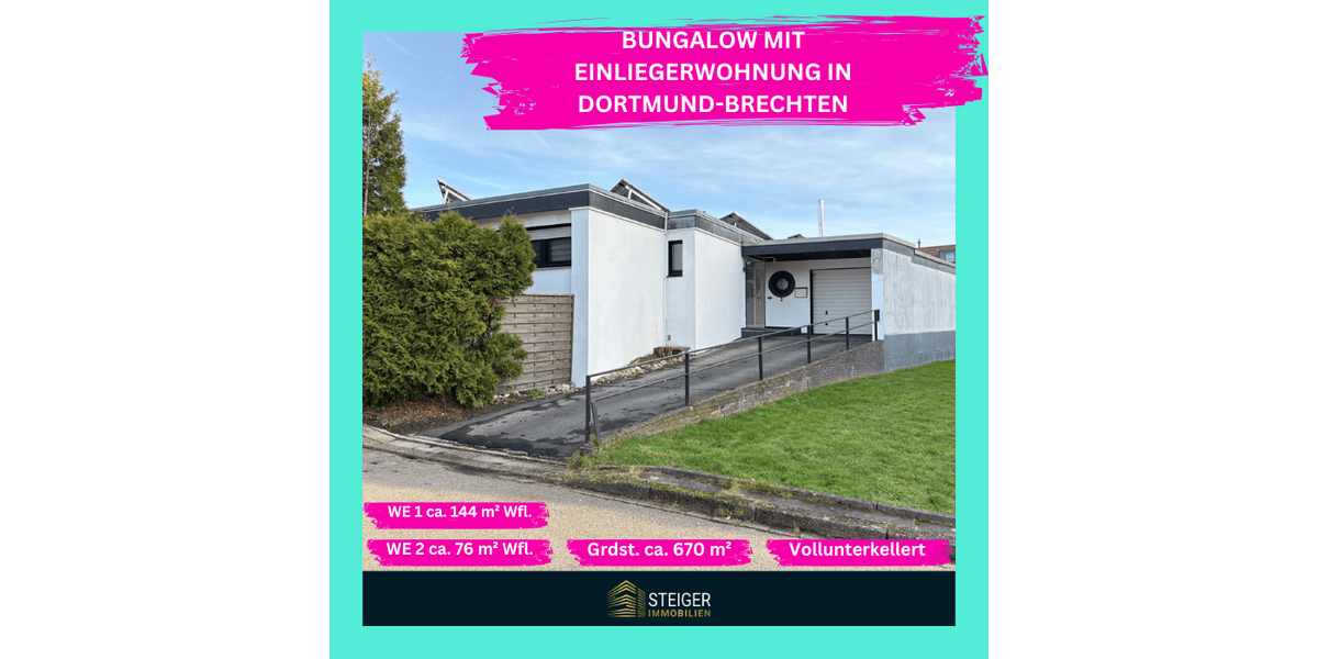 Einfamilienhaus Dortmund Eving - 4 Zimmer, 218 m&sup2;, 599.000&euro; | Angebot:25335312
