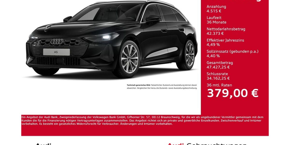 Audi A5 18.286 km 45.911 &euro; Dortmund 44143