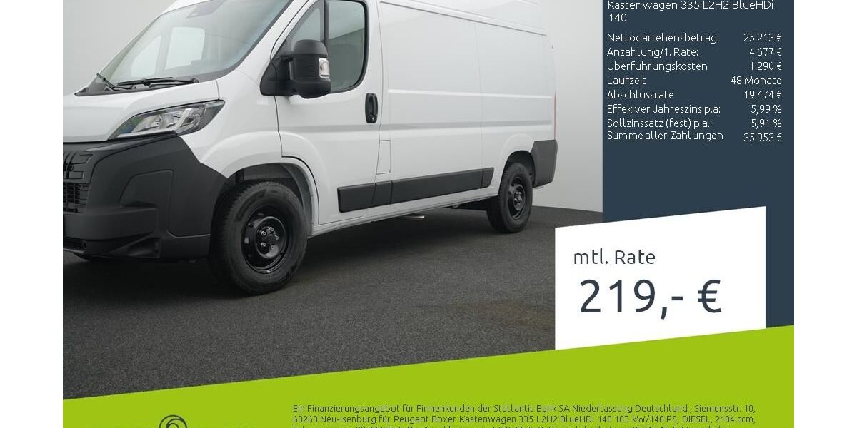 Peugeot Boxer 1.500 km 28.990 &euro; Dülmen 48249