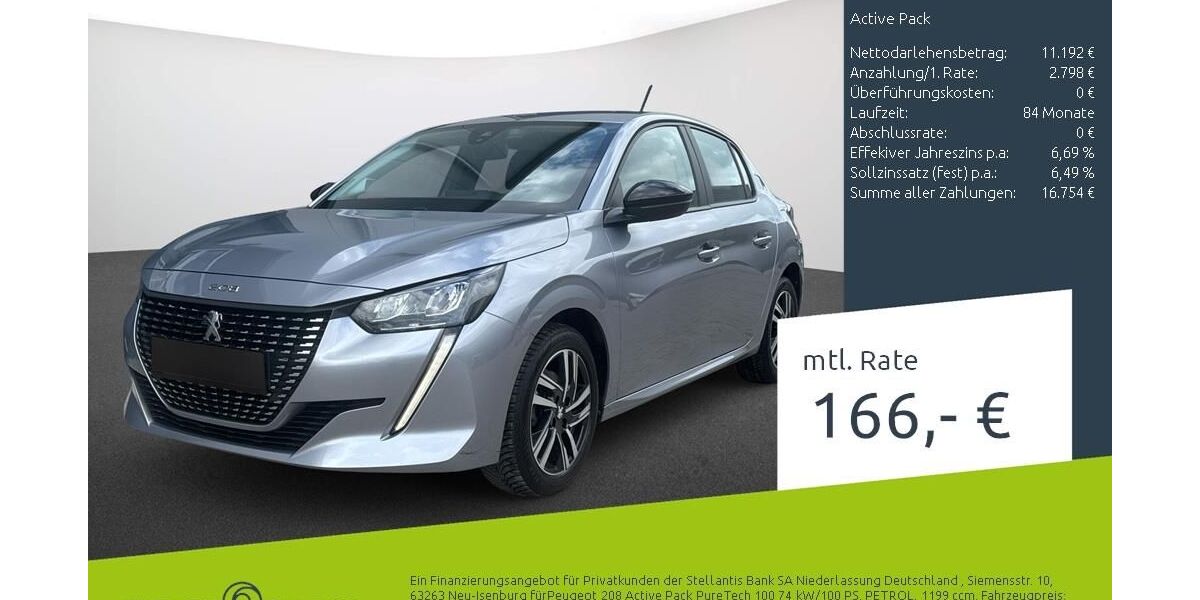 Peugeot 208 32.308 km 13.990 &euro; Dülmen 48249
