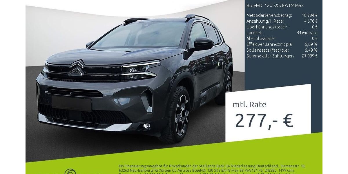 Citroen C5 Aircross 26.740 km 23.380 &euro; Dülmen 48249