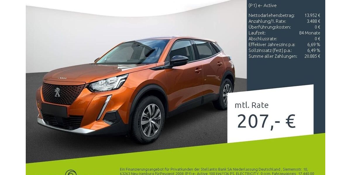 Peugeot 2008 37.138 km 17.155 &euro; Dülmen 48249