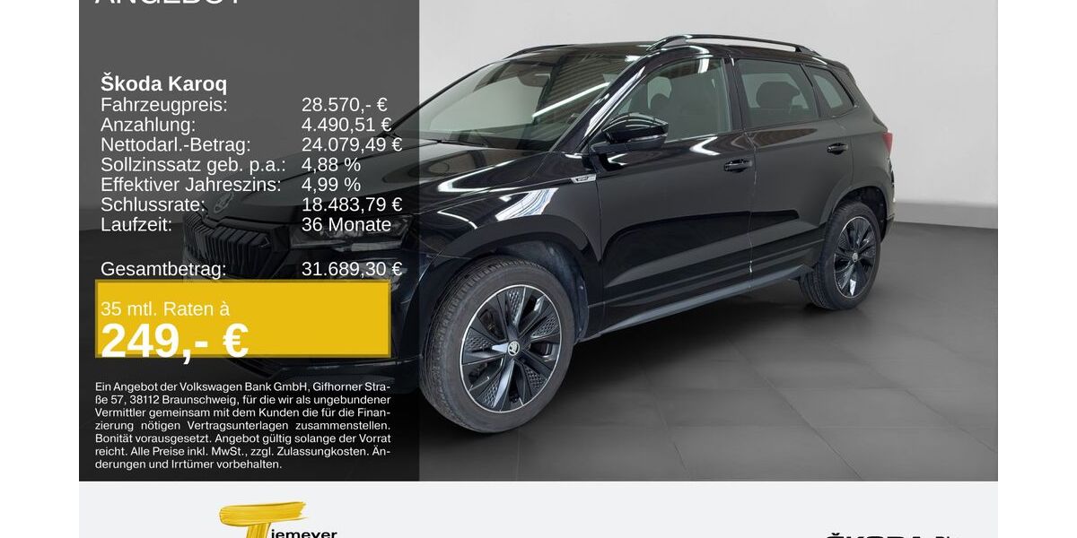 Skoda Karoq 57.495 km 28.570 &euro; Bochum 44809