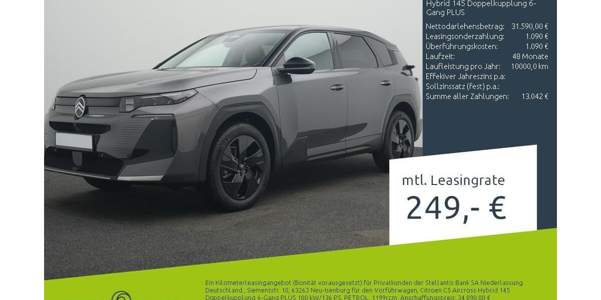 Citroen C5 Aircross 8.831 km 31.590 &euro; Dülmen 48249