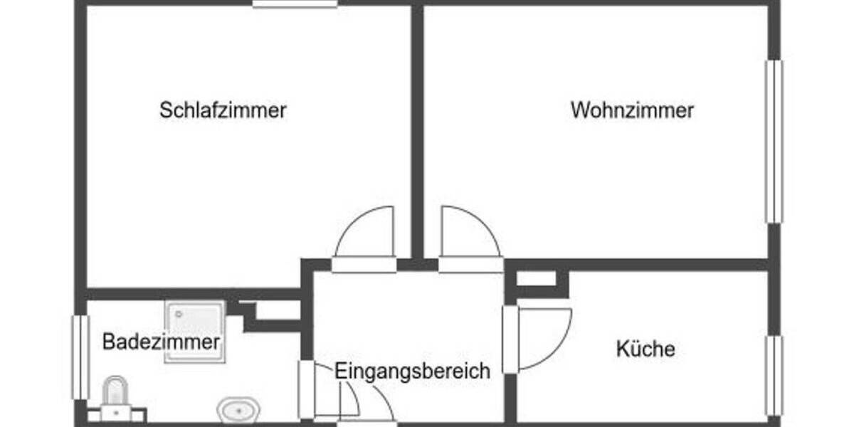 Etagenwohnung Dortmund Kirchlinde - 2 Zimmer, 44 m&sup2;, 130.000&euro; | Angebot:25337887