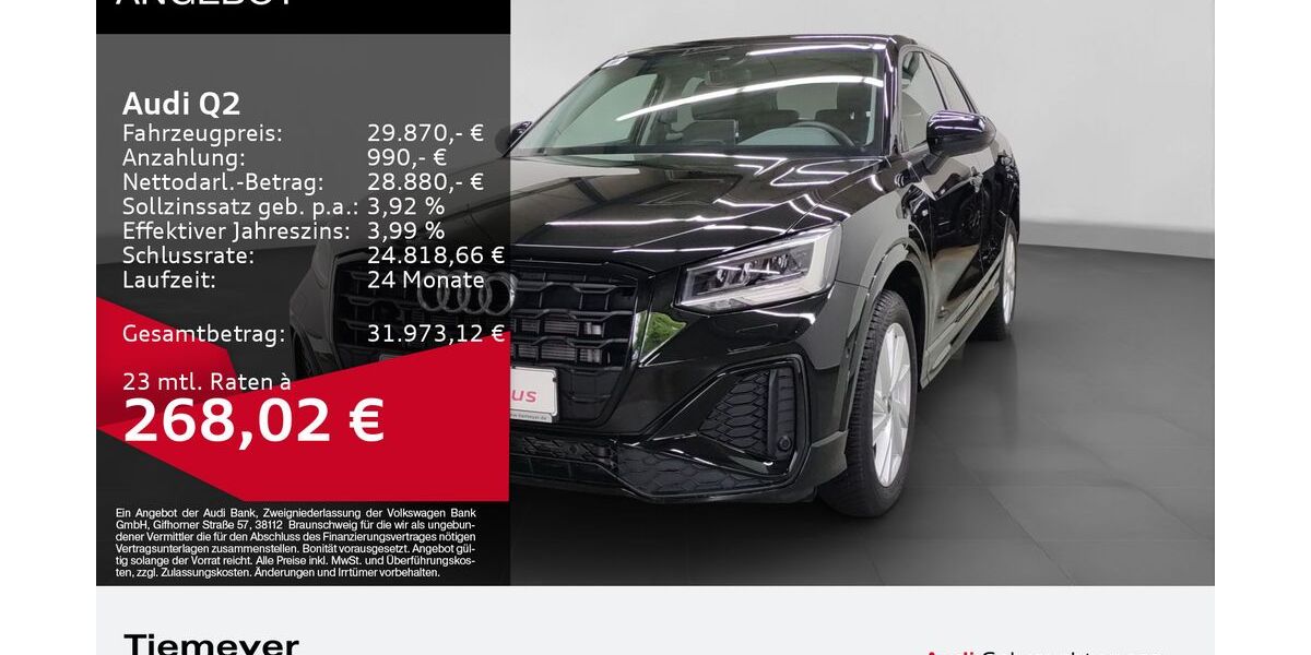Audi Q2 11.217 km 27.220 &euro; Bochum 44809