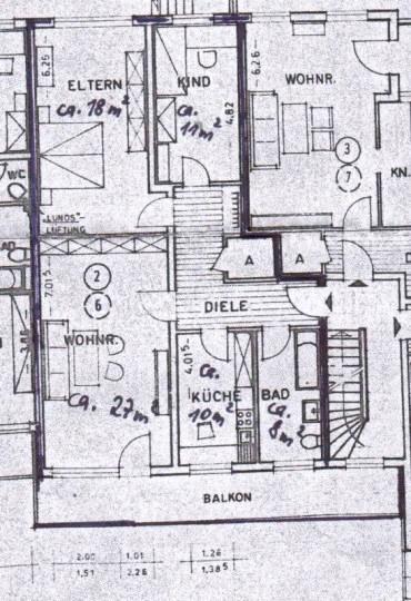 Hochparterre Dortmund Aplerbeck - 3 Zimmer, 90 m&sup2;, 270.000&euro; | Angebot:25138999