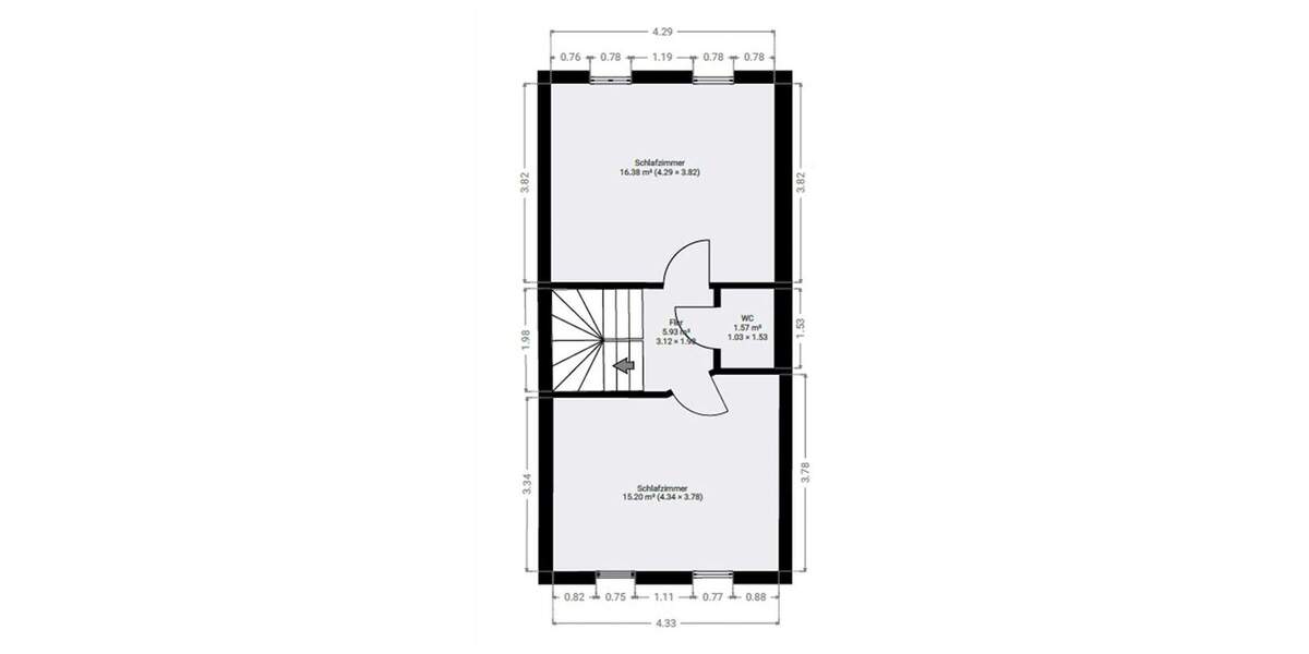 Reihenmittelhaus Oberhausen Altstadt-Mitte - 5 Zimmer, 112 m&sup2;, 399.900&euro; | Angebot:25678702
