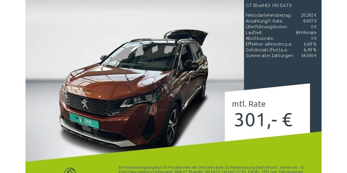 Peugeot 5008 65.440 km 28.485 &euro; Dülmen 48249
