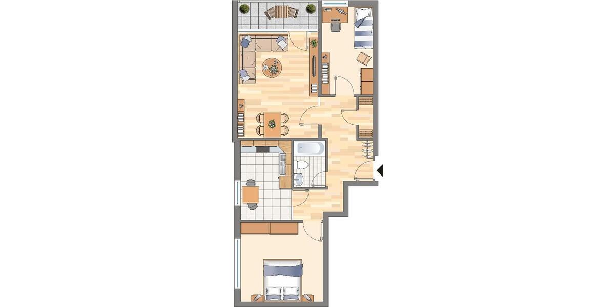 3-Zimmer-Wohnung in Dortmund Hörde (WBS für 75m² erforderlich!) 3 zimmer