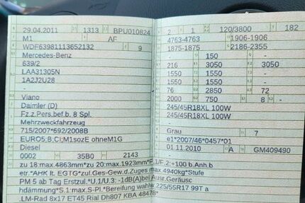 Mercedes-Benz Viano 255.000 km 13.000 &euro; Bochum 44866