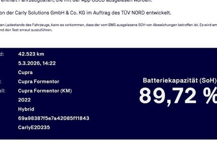 Cupra Formentor 42.522 km 21.880 &euro; Dortmund 44379