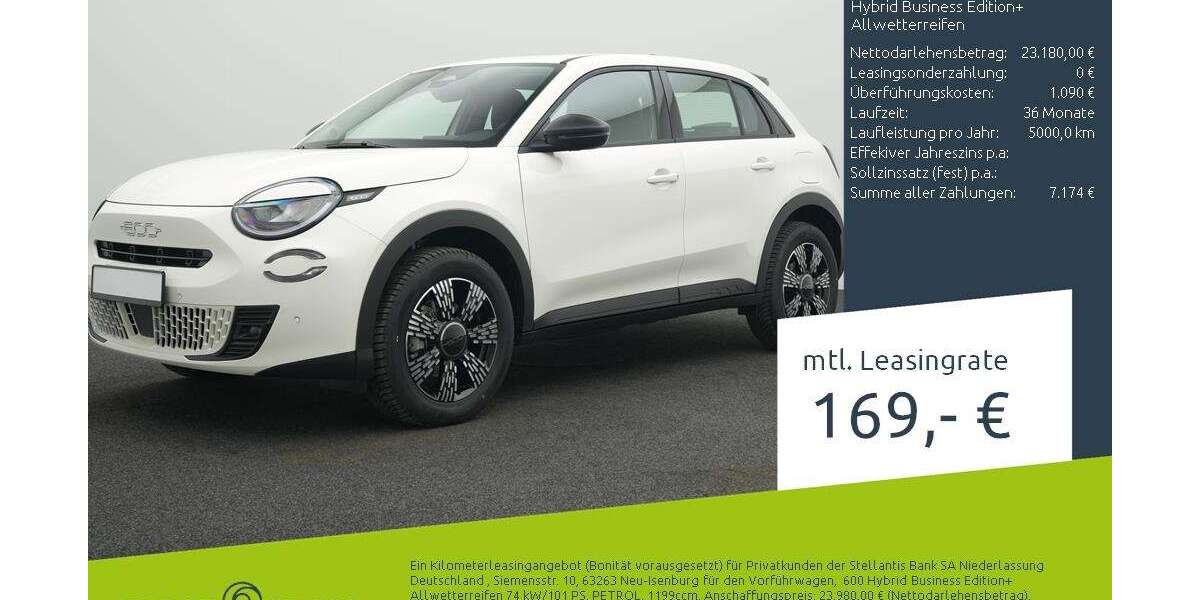 Fiat 600 2.000 km 22.880 &euro; Dülmen 48249