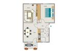 Etagenwohnung Essen Stadtbezirk V - 2.5 Zimmer, 50 m&sup2;, 425&euro; | Angebot:26361652
