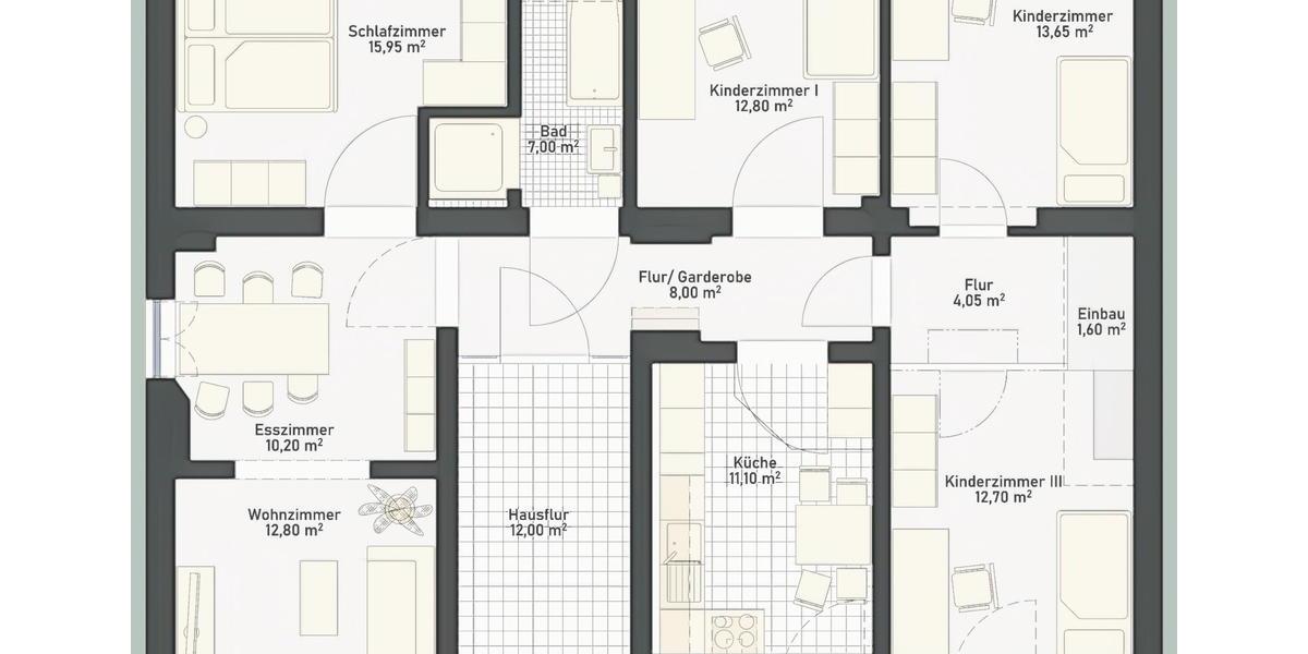 Vielseitige Erdgeschosswohnung mit Garage und Garten 5 zimmer