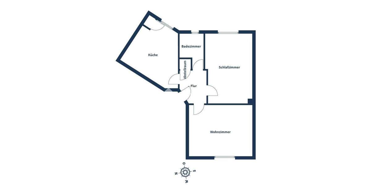 Etagenwohnung Recklinghausen Ost - 2 Zimmer, 65 m&sup2;, 149.000&euro; | Angebot:24723070