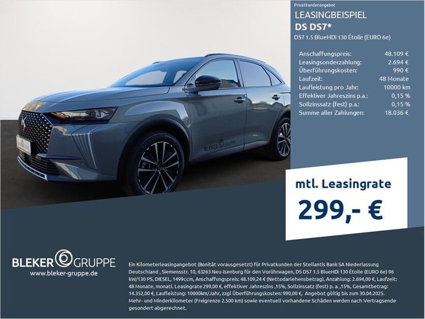 DS Automobiles DS7 (Crossback) 12.532 km 44.990 € Dortmund 44263