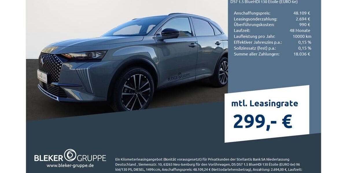DS Automobiles DS7 (Crossback) 16.892 km 42.890 &euro; Dortmund 44263