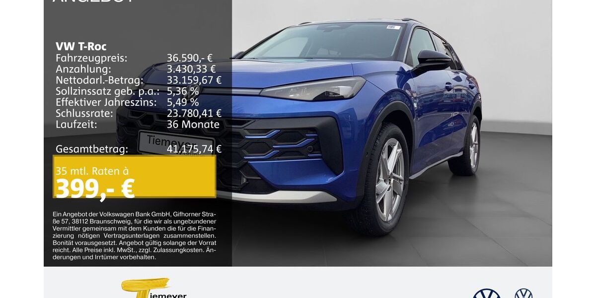 VW T-Roc 8.999 km 35.890 &euro; Castrop-Rauxel 44575