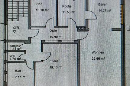 Wohnung im OG 3 zimmer