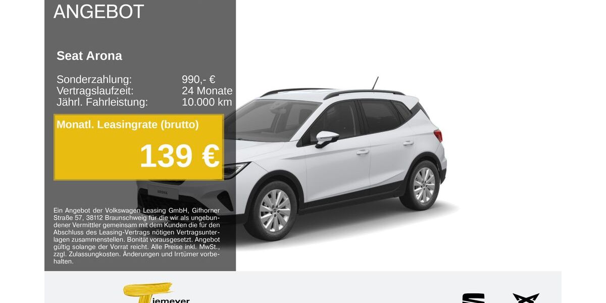 Seat Arona 21.380 km 21.260 &euro; Bochum 44809