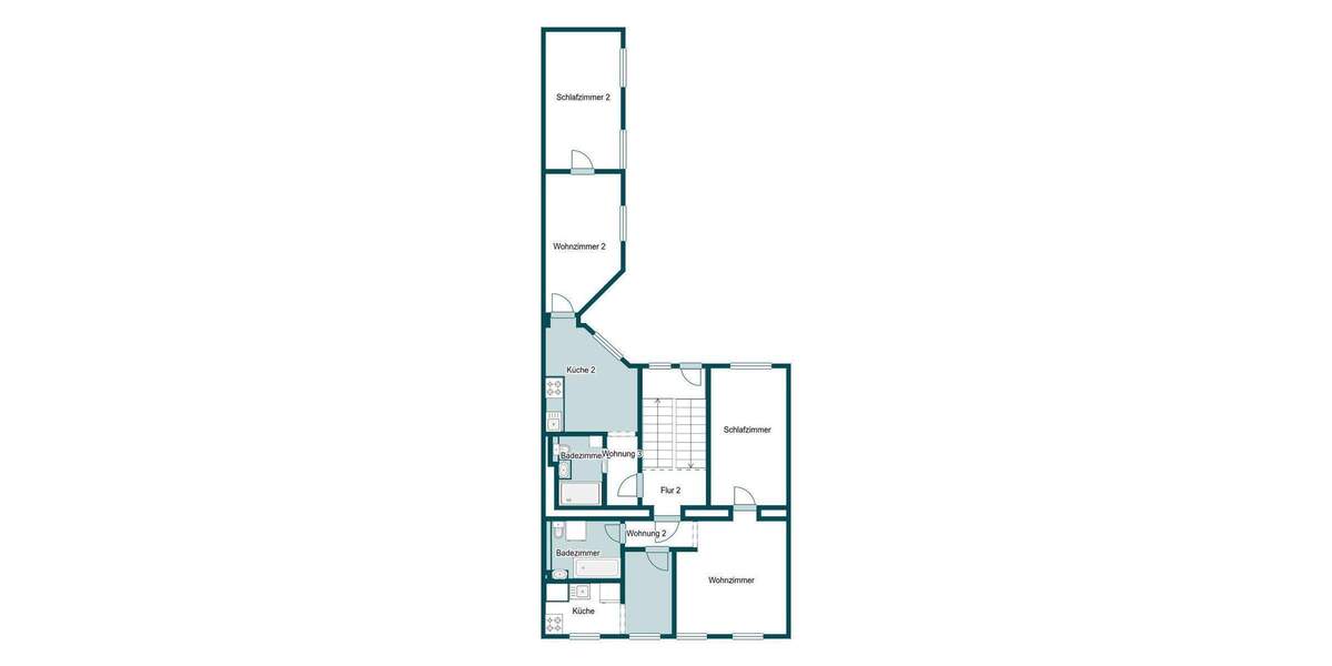 Mehrfamilienhaus, Wohnhaus Dortmund Mitte - 1 Zimmer, 283 m&sup2;, 395.000&euro; | Angebot:25339975
