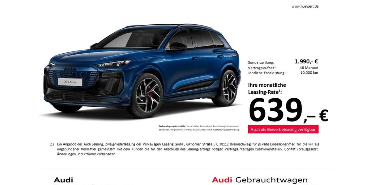 Audi Q6 e-tron 13.287 km 68.488 &euro; Dortmund 44143