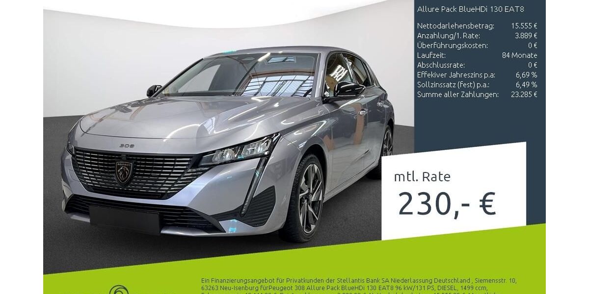 Peugeot 308 58.550 km 19.444 &euro; Dülmen 48249