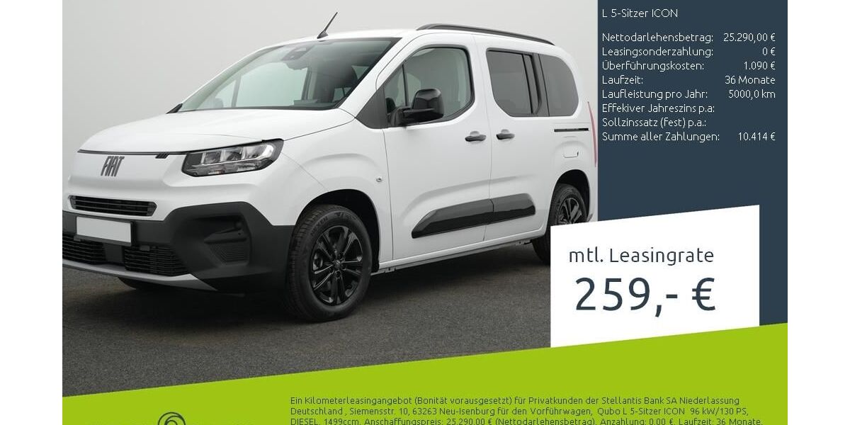Fiat Qubo 3.500 km 24.980 &euro; Dülmen 48249