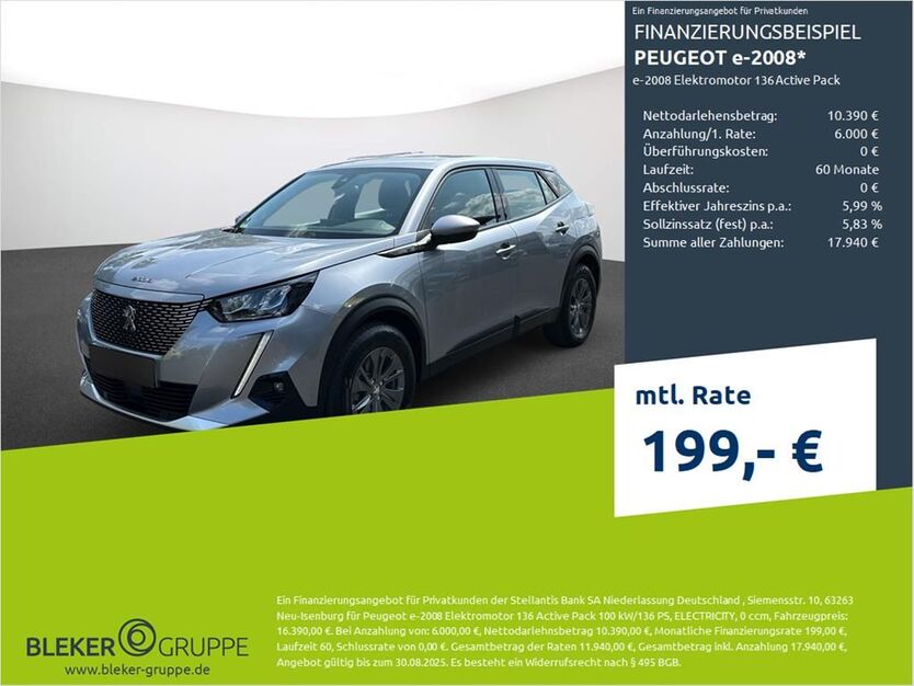 Peugeot 2008 40.421 km 15.580 € Dülmen 48249