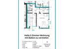 Helle 2-Zimmer-Wohnung mit Balkon zu vermieten zimmer
