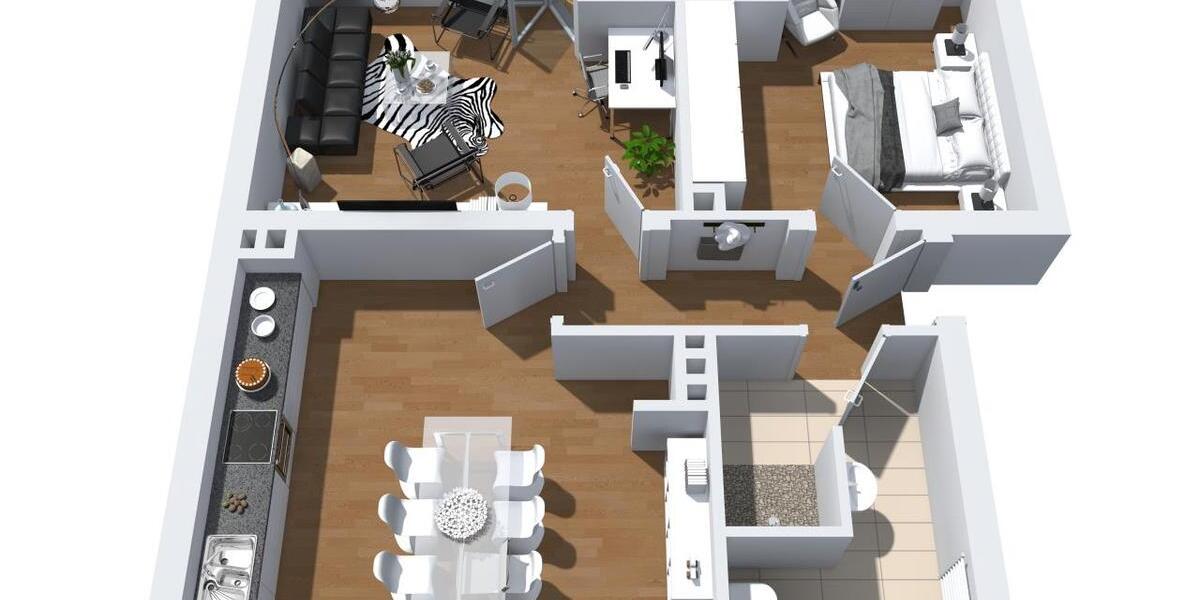 Etagenwohnung Herne Sodingen - 3 Zimmer, 59 m&sup2;, 469&euro; | Angebot:25377608