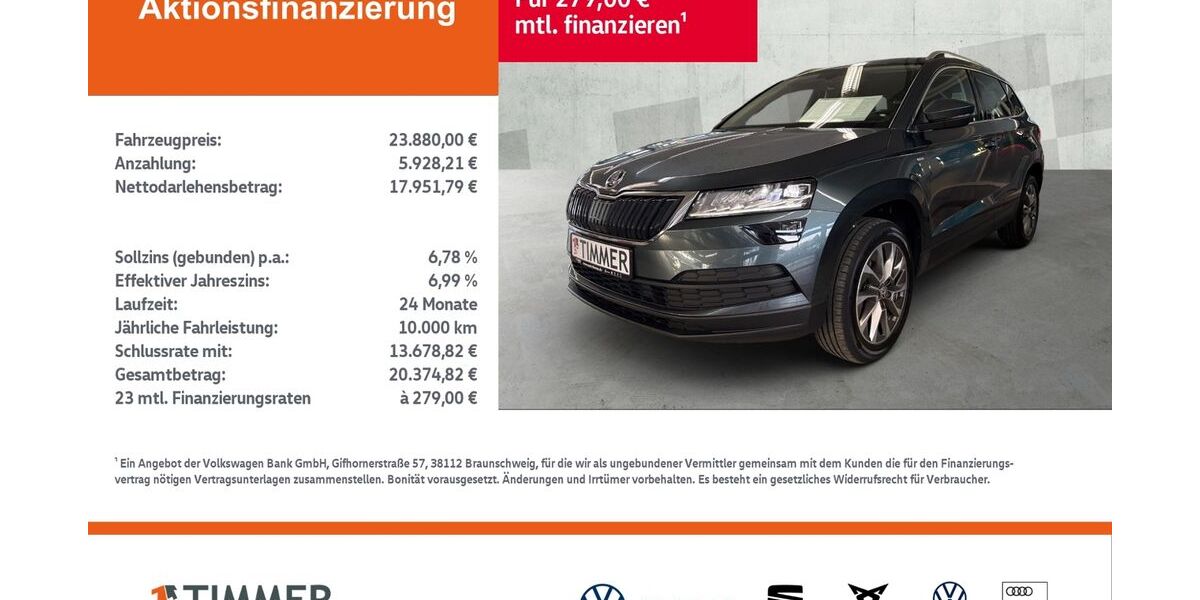 Skoda Karoq 69.470 km 22.880 &euro; Dülmen 48249