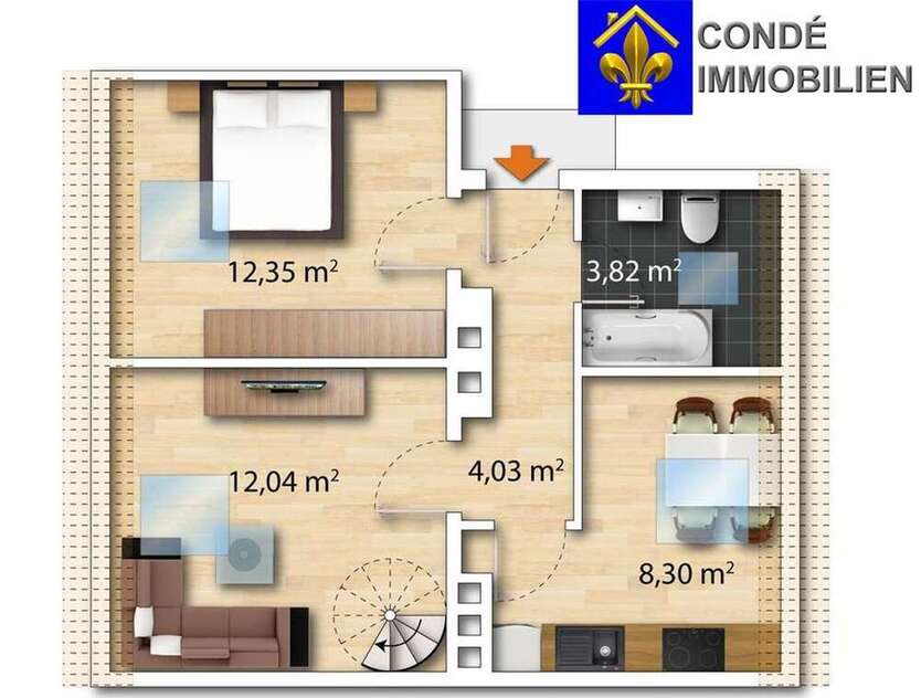 Wohnung zum Kaufen in Dortmund - Nordmarkt 78.000 € 48 m²
